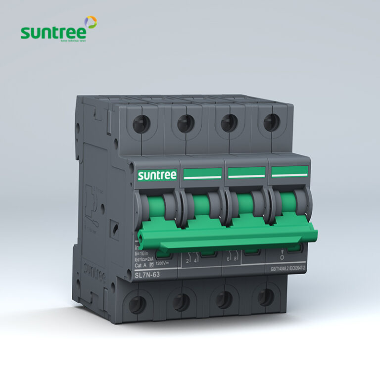 DC Circuit Breaker Suntree SL7N 63 4P 63A 1000Vdc SUNQ ENERGIE SOLAIRE